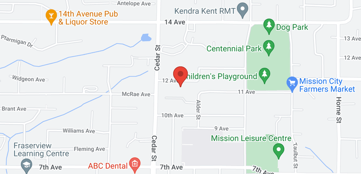 map of 32864 12TH AVENUE